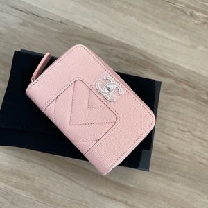 CHANEL Light Pink Coin Purse